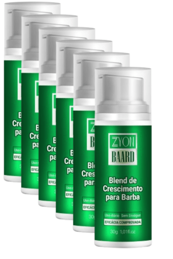 Blend para Crescimento de Barba Kit 6 meses