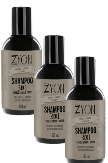 Kit Shampoo para Barba Zyon Cosméticos